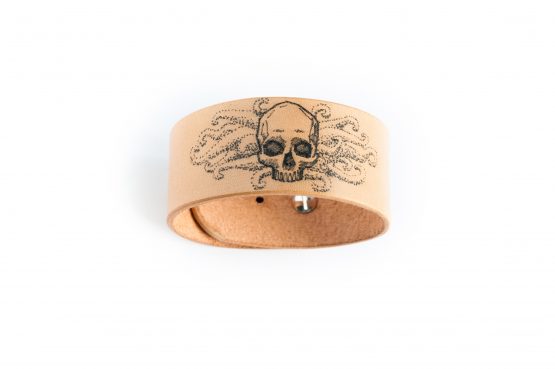 Anne Sancey - bracelet tatoué motif Crâne